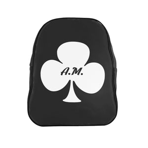 A.M. Barkcley (A.M. Logo Leather Backpack) (black)