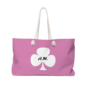 A.M. Barkcley (Womens Pink Large Tote Bag)