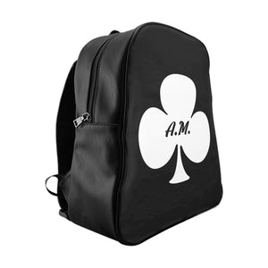 A.M. Barkcley (A.M. Logo Leather Backpack) (black)