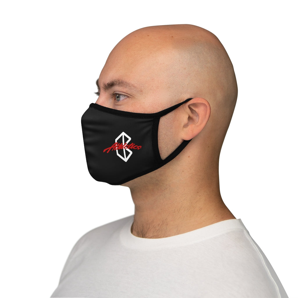 Barkcley Athletics (fitted face mask) (black)