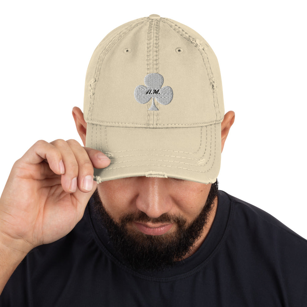 A.M. Barkcley (Distressed Dad Hat) (khaki)