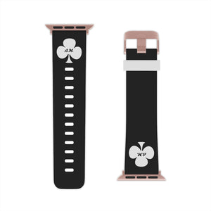 A.M. Barkcley (A.M. Logo Watch Band for Apple Watch) (black and rose gold)