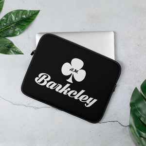 A.M. Barkcley (AM Barkcley club logo Laptop Sleeve) (Black)