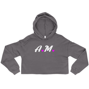 A.M. Hearts (Crop Hoodie) (more colors avail)