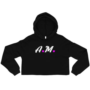 A.M. Hearts (Crop Hoodie) (more colors avail)