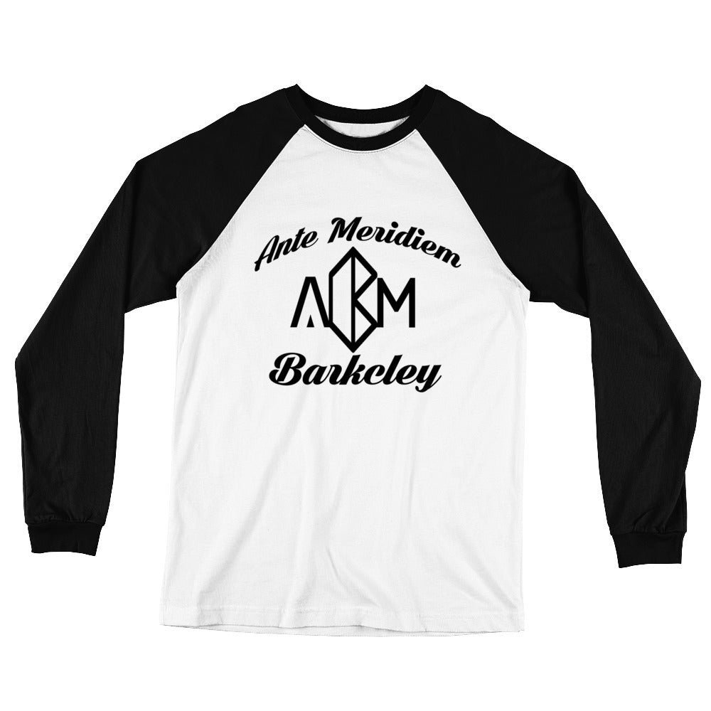 A.M. Barkcley (Long Sleeve Baseball Shirt) (more colors avail)