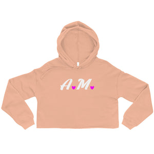 A.M. Hearts (Crop Hoodie) (more colors avail)