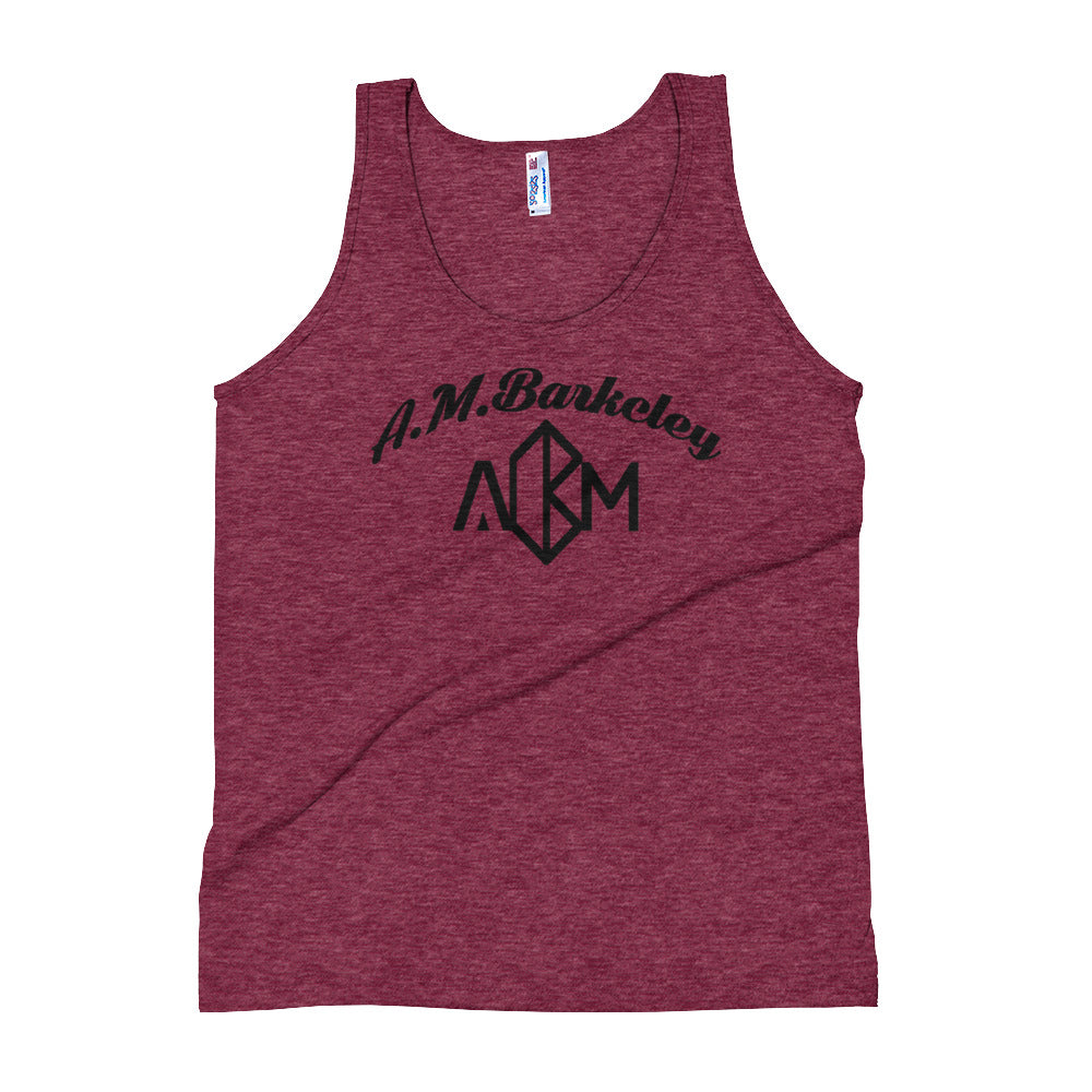 A.M. Barkcley (Mens Tri blend Tank Top) (more colors avail)