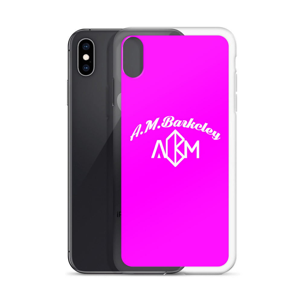 A.M. Barkcley (iPhone Cases 5-XS Max) (Pink)