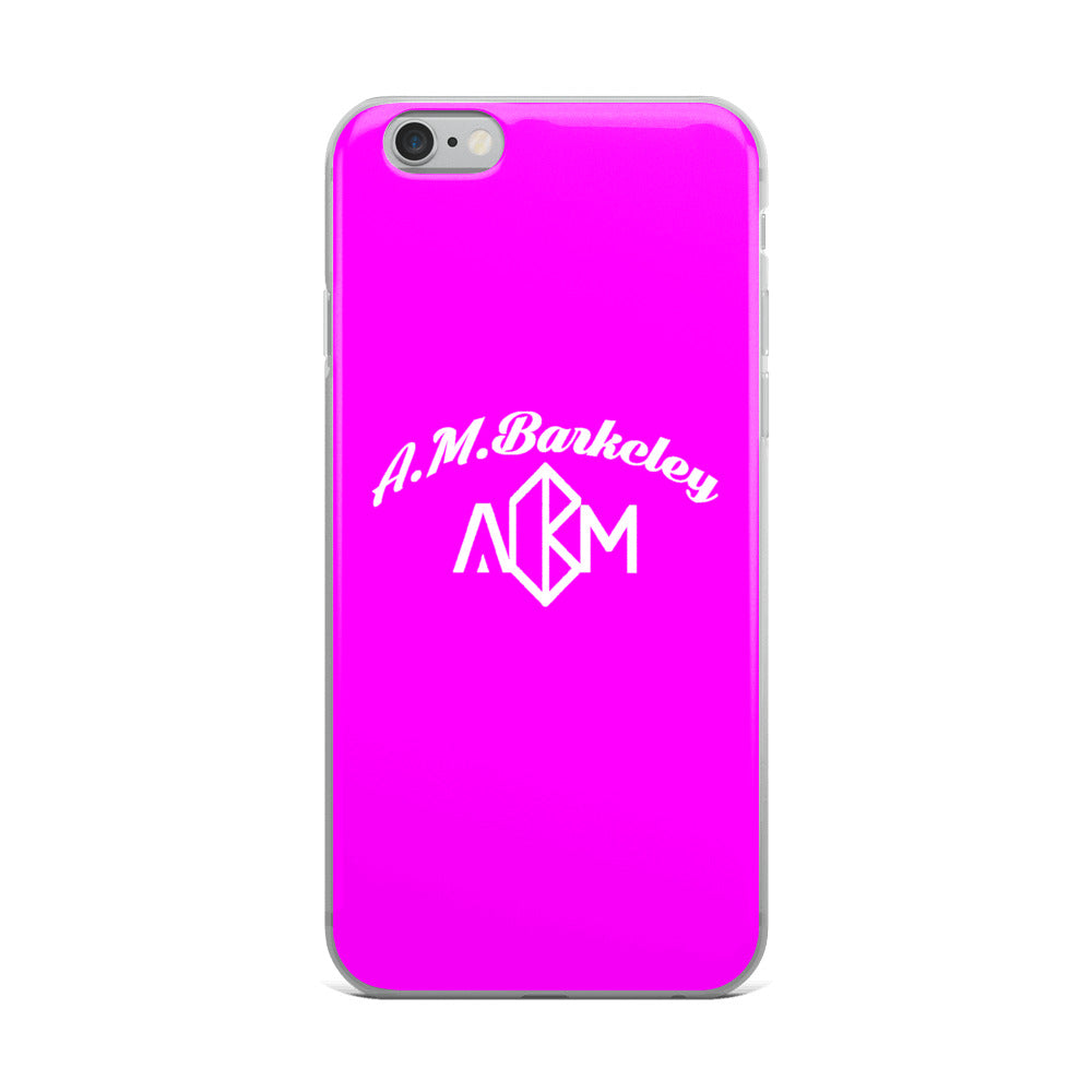 A.M. Barkcley (iPhone Cases 5-XS Max) (Pink)