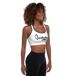 Barkcley Athletics (Padded Sports Bra) (white)