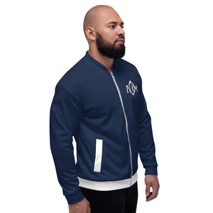 A.M. Barkcley (Men’s AMB Bomber Jacket) (blue)