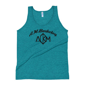 A.M. Barkcley (Mens Tri blend Tank Top) (more colors avail)