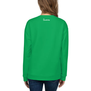 A.M. Barkcley (Womens A.M. Hearts Sweatshirt) (Green)