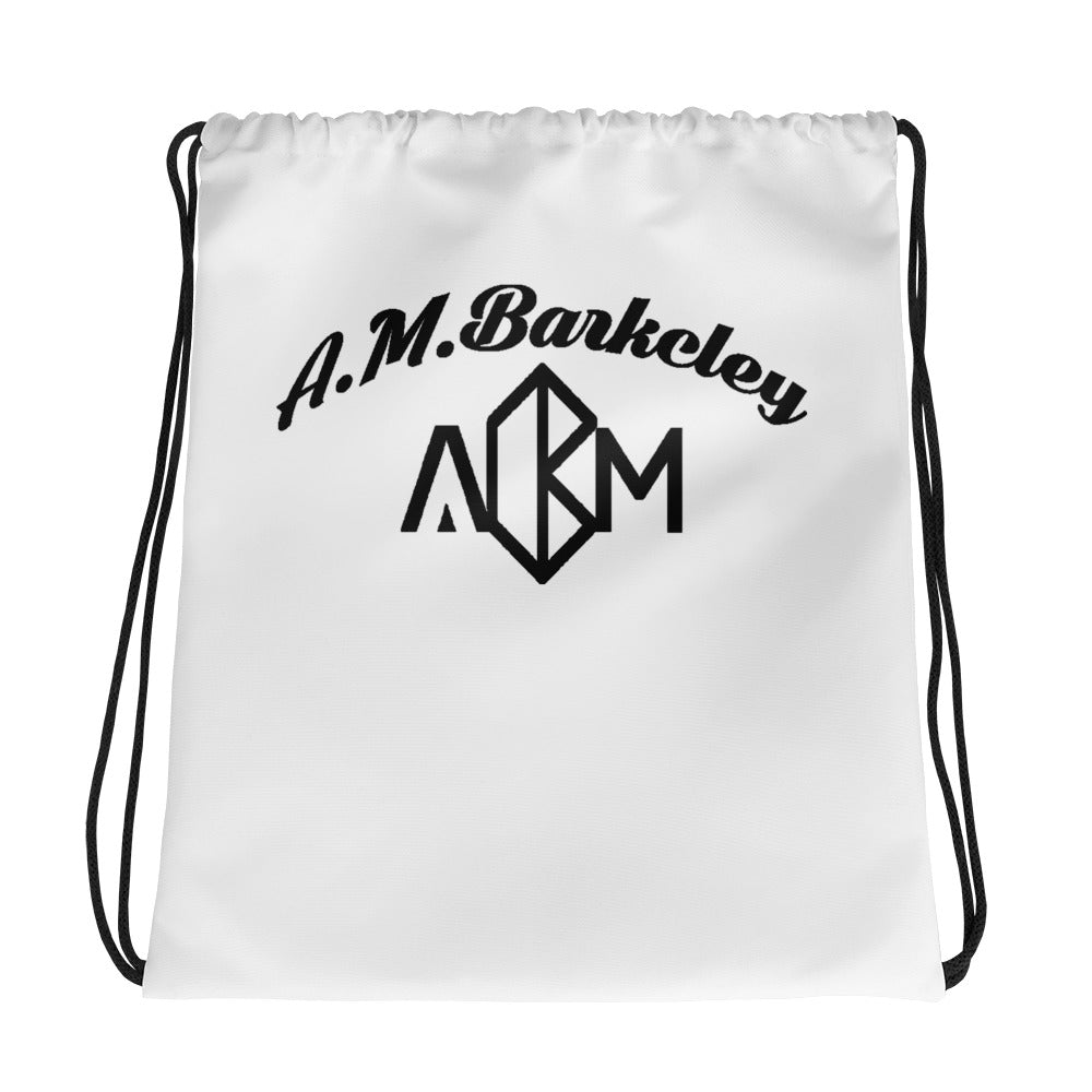 A.M. Barkcley (Drawstring bag) (white)