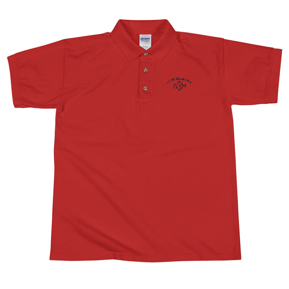 A.M. Barkcley (Mens Polo Shirt) (more colors avail)