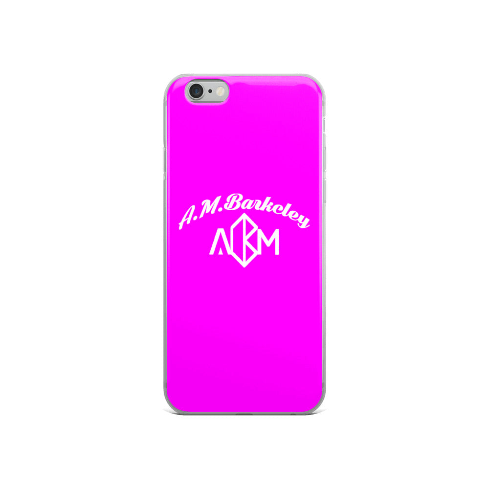 A.M. Barkcley (iPhone Cases 5-XS Max) (Pink)