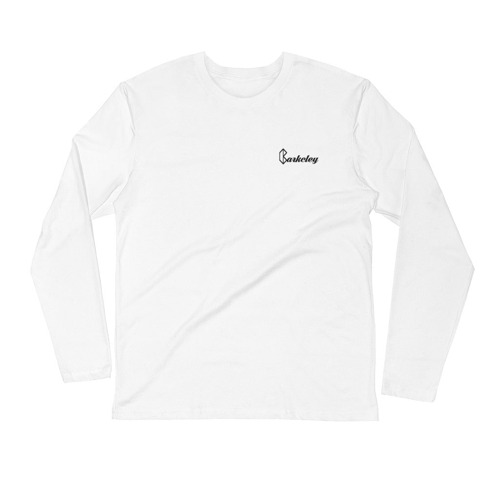 Barkcley (Long Sleeve Fitted Shirt) (white)