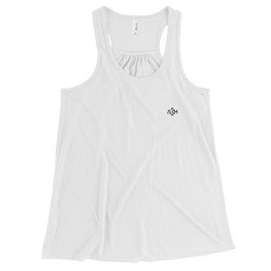 A.M. Barkcley (Women's Flowy Racerback Tank) (more colors avail)