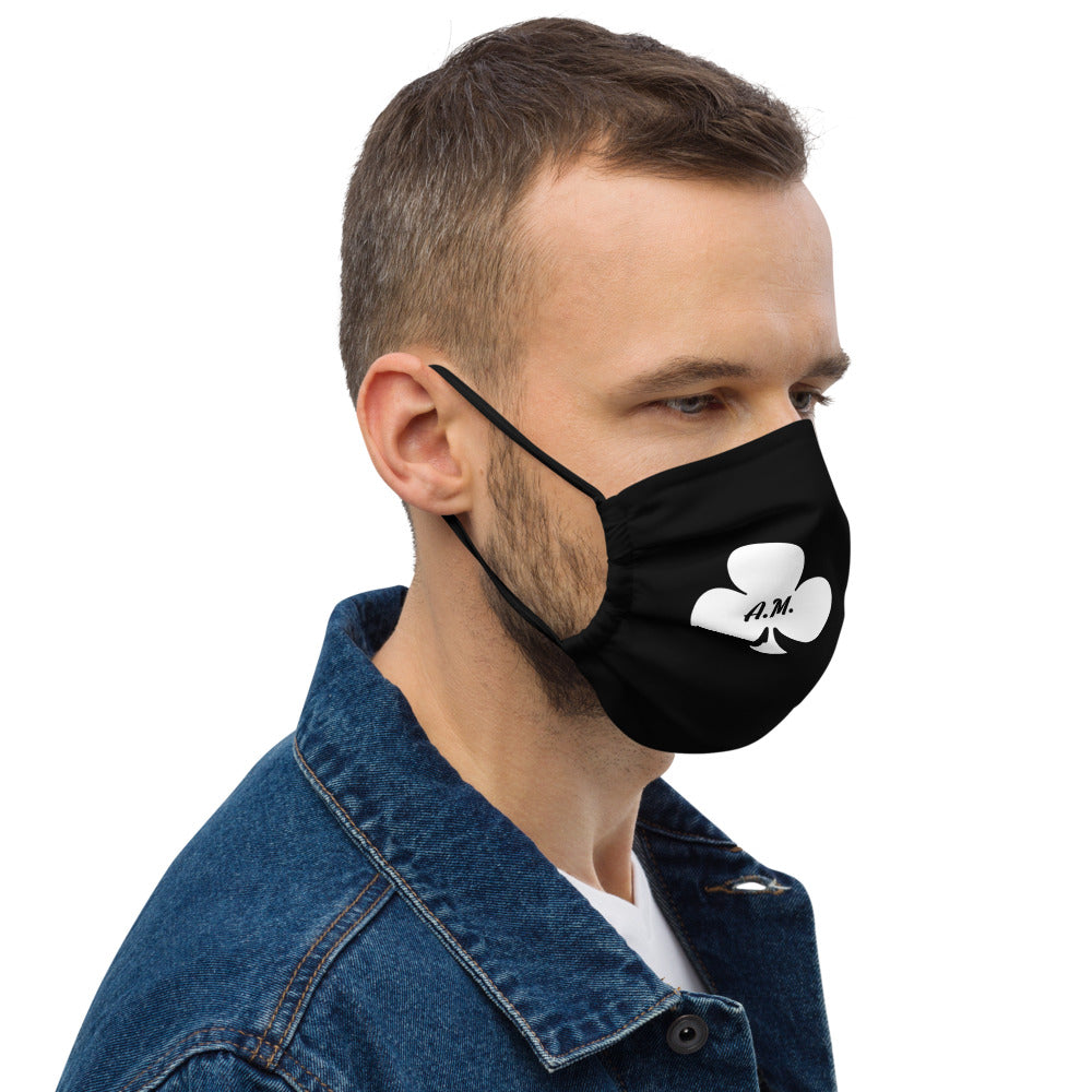 A.M. Barkcley (A.M. club logo Face mask) (black)