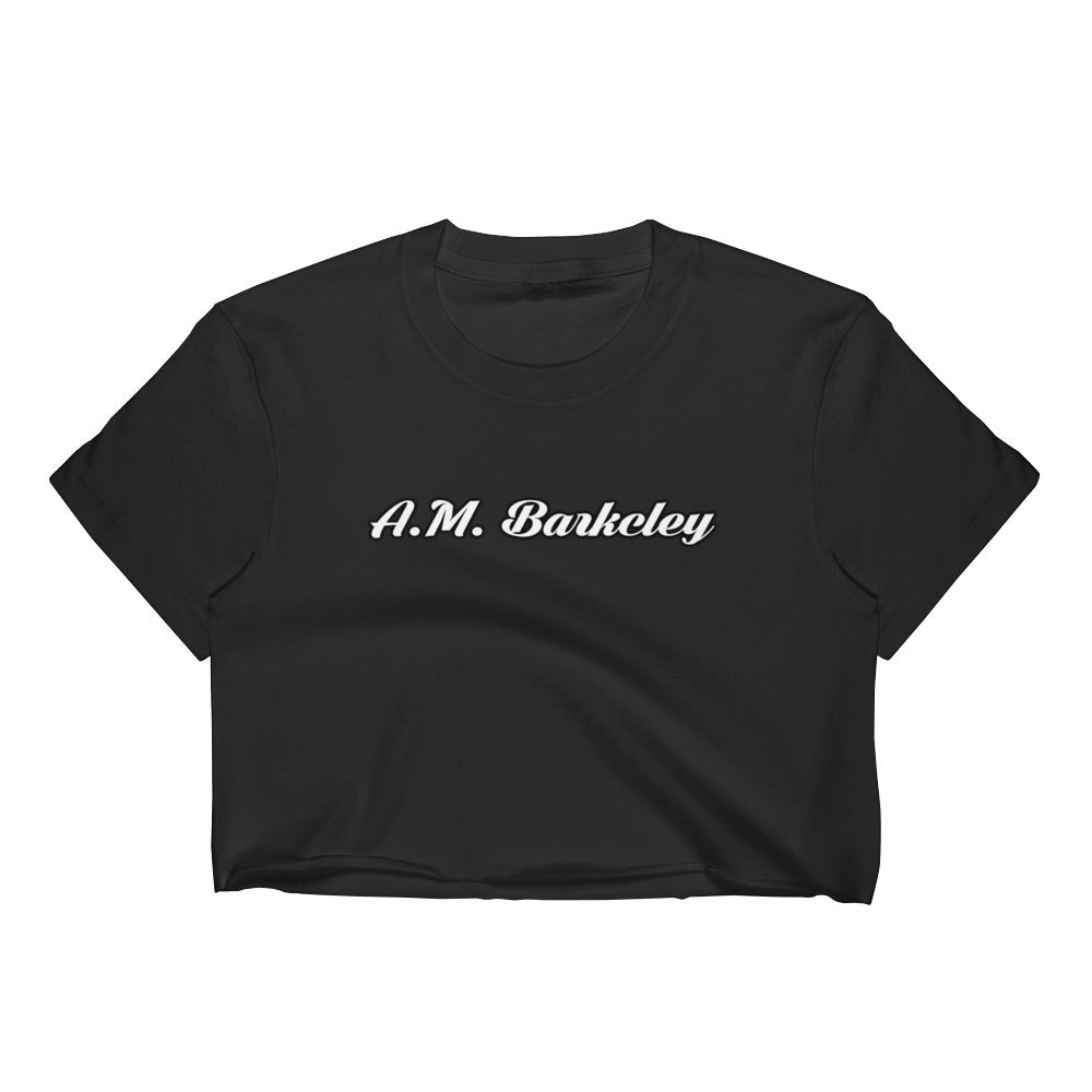 A.M. Barkcley (Women's Crop Top) (black)