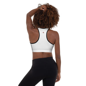 Barkcley Athletics (Padded Sports Bra) (white)