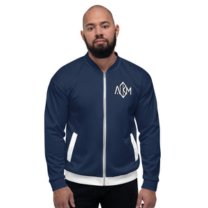 A.M. Barkcley (Men’s AMB Bomber Jacket) (blue)