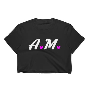 A.M. Barkcley (A.M. hearts crop top)