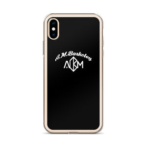 A.M. Barkcley (iPhone Case 6-XS) (black)