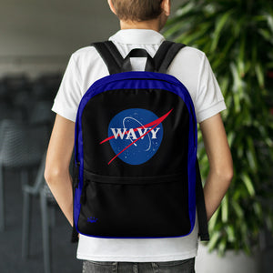 A.M. Nights (Wavy Backpack) (Black/Blue)