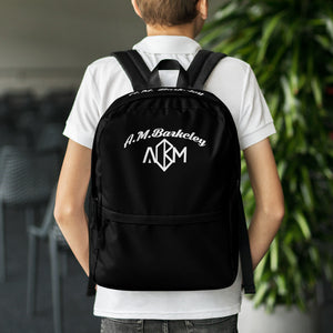 A.M. Barkcley (BookBag Full logo) (black)