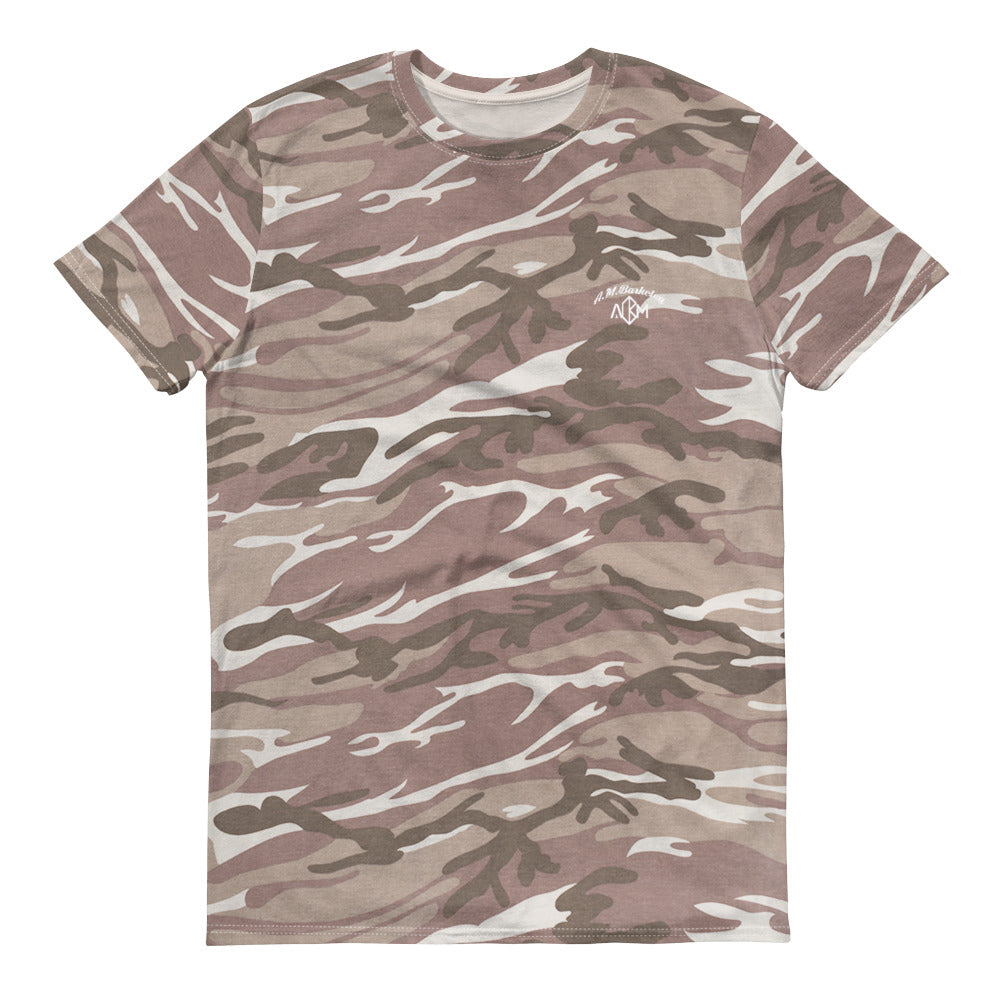 A.M. Barkcley (Mens Short-sleeved camouflage t-shirt)