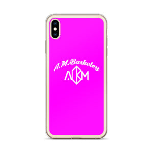 A.M. Barkcley (iPhone Cases 5-XS Max) (Pink)