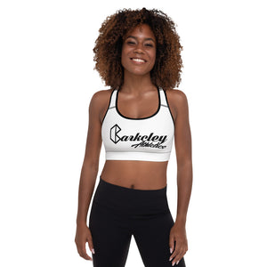 Barkcley Athletics (Padded Sports Bra) (white)