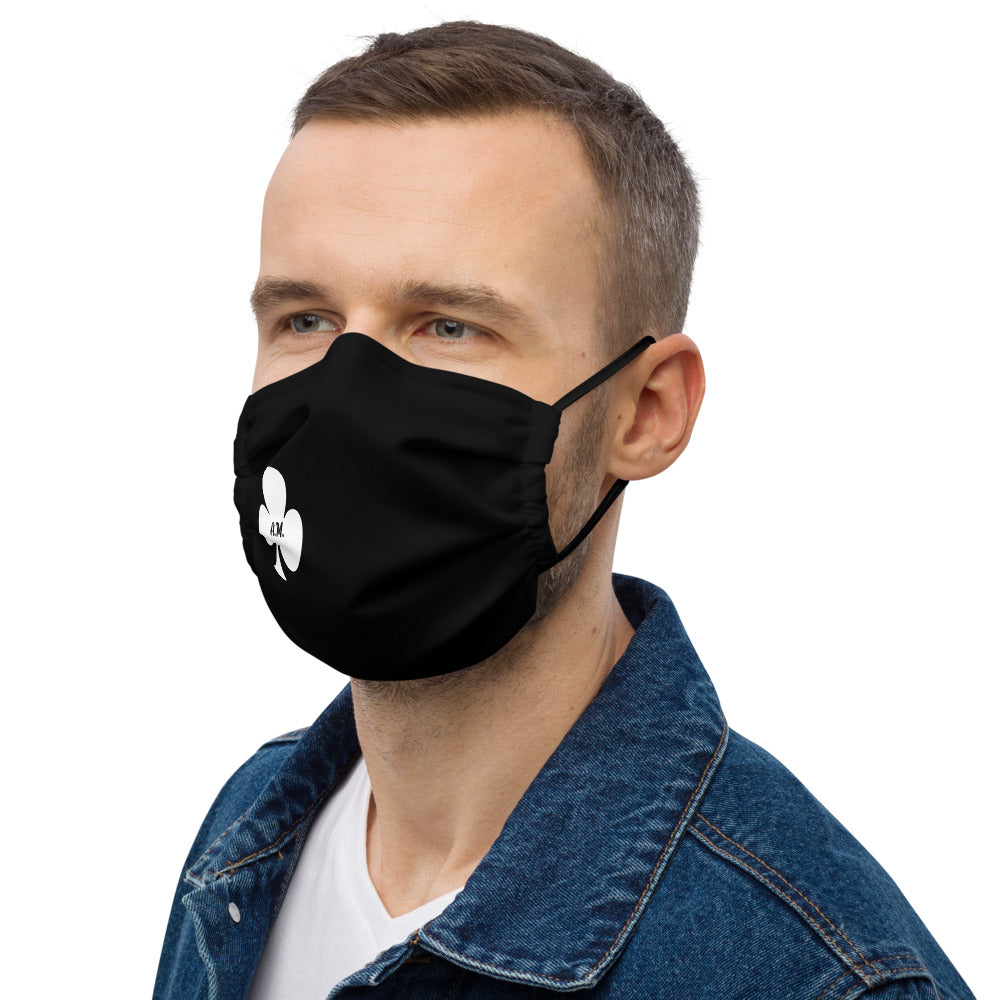 A.M. Barkcley (A.M. club logo Face mask) (black)