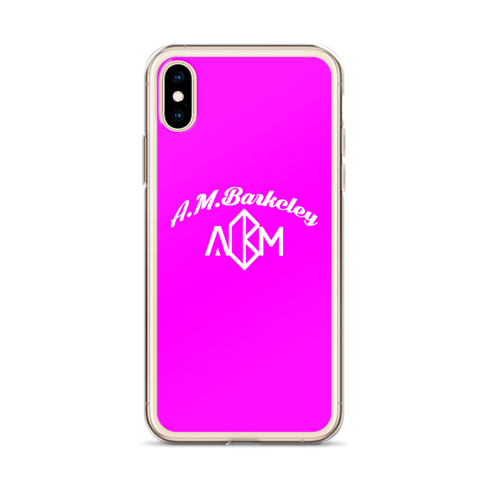 A.M. Barkcley (iPhone Cases 5-XS Max) (Pink)