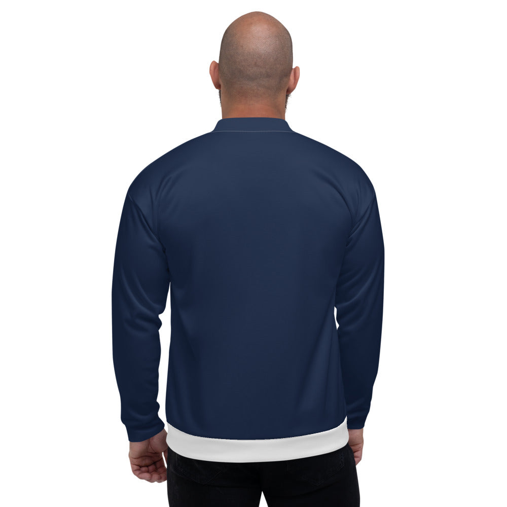 A.M. Barkcley (Men’s AMB Bomber Jacket) (blue)