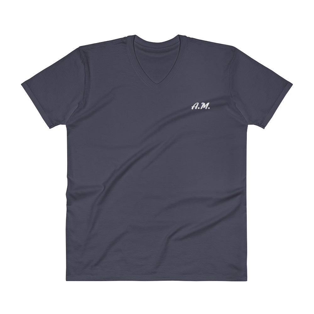 A.M. Barkcley (Men's V-Neck T-Shirt) (more colors avail)