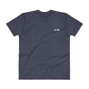 A.M. Barkcley (Men's V-Neck T-Shirt) (more colors avail)