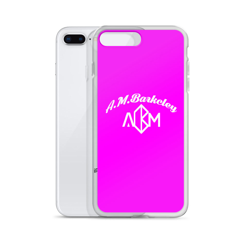 A.M. Barkcley (iPhone Cases 5-XS Max) (Pink)