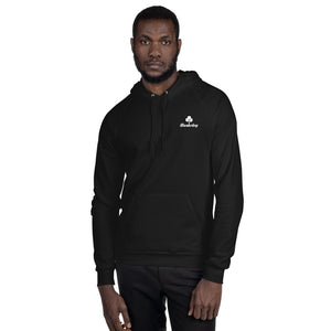 A.M. Barkcley (AM Barckley logo Fleece Hoodie) (black)